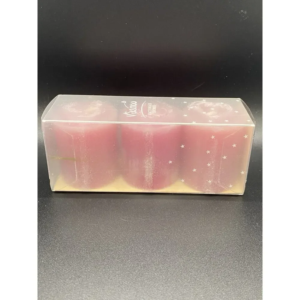 Vtg Victoria Secret VS2000 Zodiac Votive Candle Set- Libra Y2K 3 Votives New